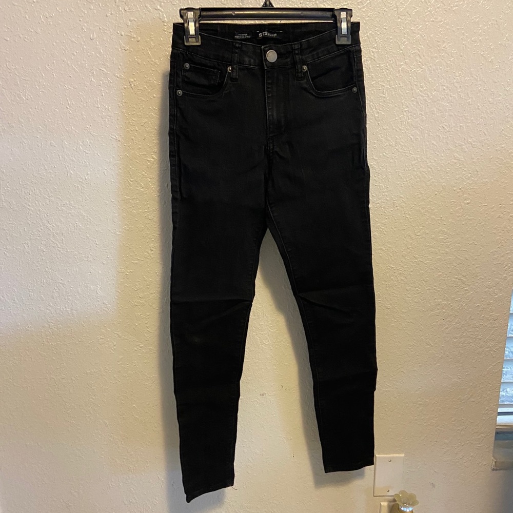 High rise skinny jeans